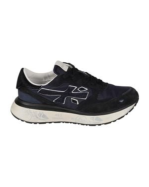 Premiata Lauryn Low-Profile Layered Sneakers - Black