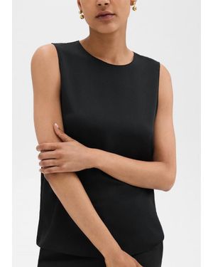 Theory Straight Shell Top - Black