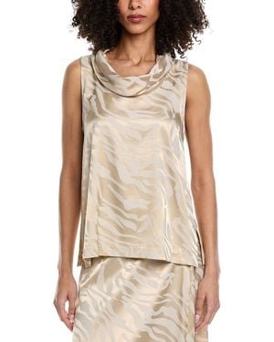 Vince Camuto Cowl Neck Blouse - Natural