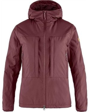 Fjallraven Keb Wool Padded Jacket - Red