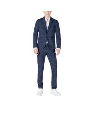 MULISH Cotton Two-Piece Suit - Blue
