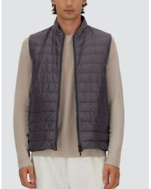 Herno Reversible Nylon Ultralight Waistcoat - Gray