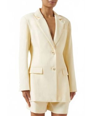 Curaae Suit Boxy Blazer - Natural