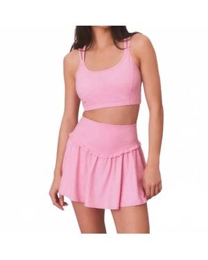 LoveShackFancy Aidan Bra - Pink