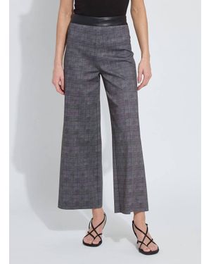 Lyssé Denver Hi Waist Wide Leg Printed Pants - Blue