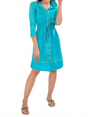 Gretchen Scott Glance My Way Dress - Blue
