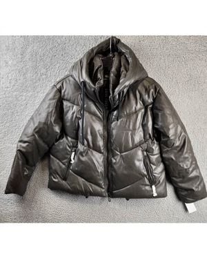 Love Token Leo Hooded Puffer Jacket - Gray