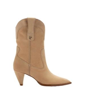 Larroude Thelma Boots - Brown