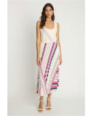 Caballero Lucille Bardot Boho Skirt - Pink