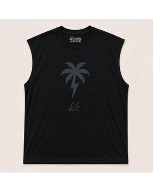 Kinetix Thunder Palm Muscle Tee - Black
