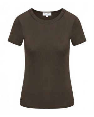 Michael Stars Fallon Shine Tee - Green