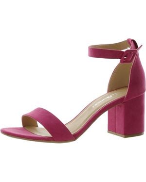Cl By Laundry Jody Ankle Strap Open Toe Heels - Blue