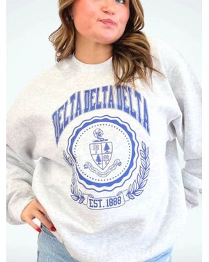 Duo Threads Ivy League Sweatshirt - Blue
