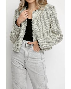 IRO Ledisi Crop Long Sleeve Jacket - Gray