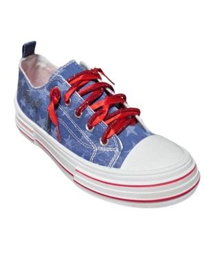 Very G Aman Usa Lace Up Canvas Sneaker - Blue