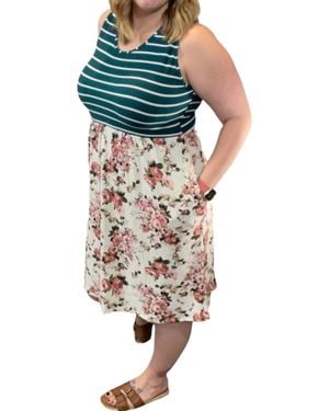 Michelle Mae Tank Dress - Blue