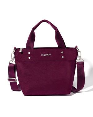Baggallini Mini Carryall Tote Bag - Red