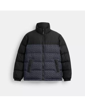 COACH Signature Down Jacket - Black