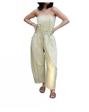 Mittoshop Barrel Leg Jumpsuit - Multicolor