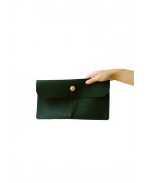 Dreamers Supply Co. Envelope Clutch - Green