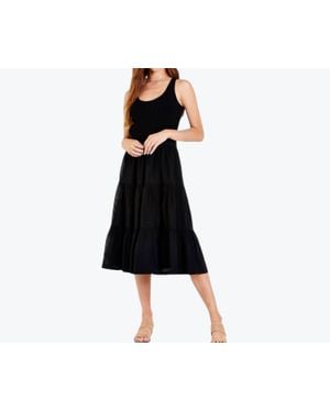 Another Love Portia Sleeveless Midi Dress - Black