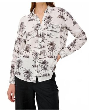 Rails Charli Button-Up Shirt - Gray