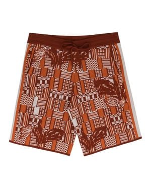 Ahluwalia Benoit Knitted Shorts - Red