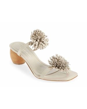 KOKO + PALENKI Aliza Leather Heel - White