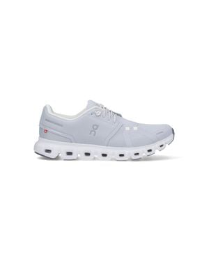 On Shoes Cloud 6 Mesh Sneakers - Gray