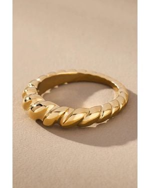 Ana Luisa Rope Slim Twist Ring - Natural