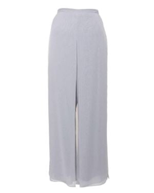 Alex Evenings Wide Leg Carwash Pants - Gray