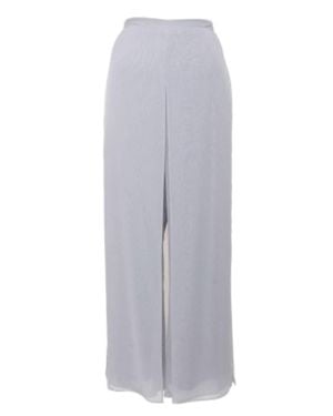 Alex Evenings Wide Leg Carwash Pants - Gray