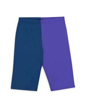 CALLIPYGIAN Colorblock Iris Shorts - Blue
