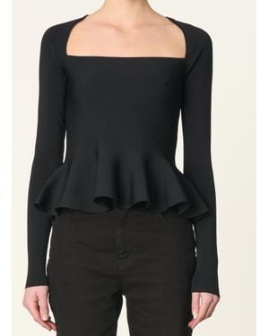 Vanessa Bruno The Flower Sweater Top - Black