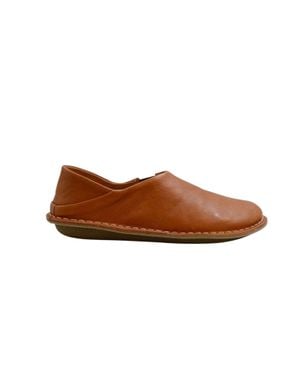 VIBAe Zuma Leather Cognac Shoes - Brown