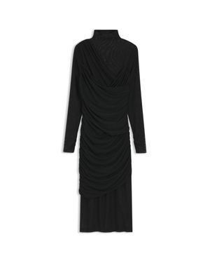 BOSS Mesh-Panel Dress - Black