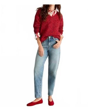 White Stuff Textured V Neck Sweater