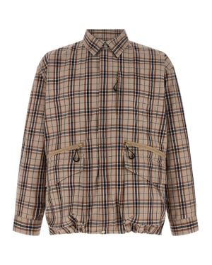 Comme des Garçons Cotton Full-Length Jacket - Brown
