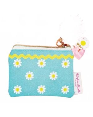 Taylor Elliott Designs Daisy Darling Card Holder Keychain - Blue