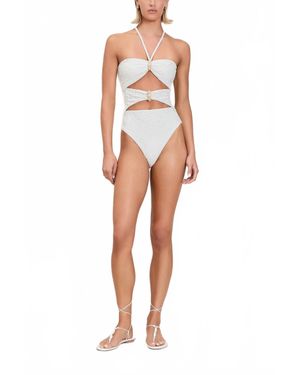 Devon Windsor Isla One-Piece Swimsuit - White