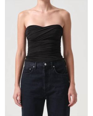 Agolde Tonia Tube Top - Black
