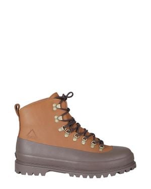 Superga Caramel/Dark Alpina Pedula High-Top Nubuck Boots - Brown