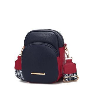 MKF Rachel Sleek Crossbody Bag By Mia K - Blue