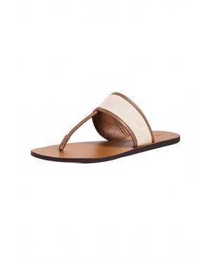 Manebí Thong Leather Sandals - Multicolor