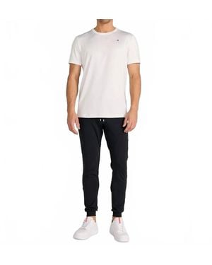 Redvanly Minna Athletic Crew Tee - White