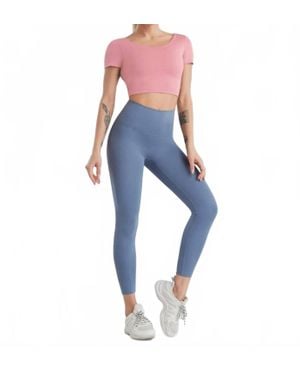 Rockstar Peach Soho Leggings - Blue