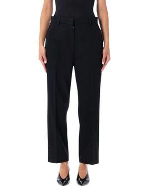 Lanvin Wool Cigarette Pants - Black