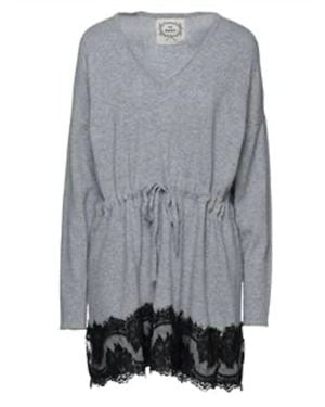 Pink Memories Mini Dress - Gray