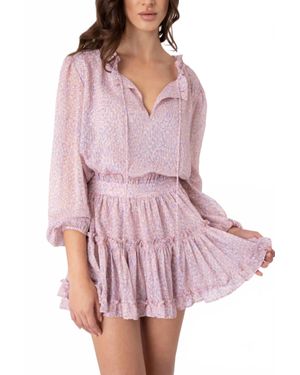 Sincerely Ours Animal Print Dress - Pink