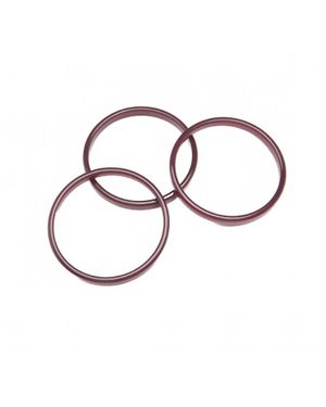 Pono Three Piece Braille Bangle Set - Multicolor